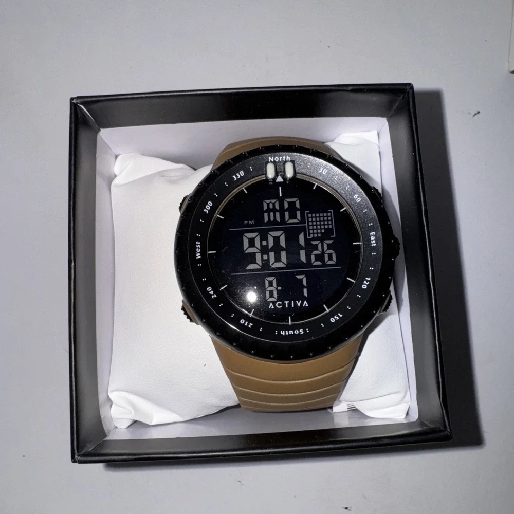 Activa Odyssey X Invicta Men's Digital Watch 53mm Tan ACW1237-003